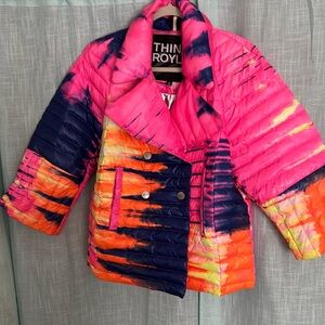 Think Royln Multicolored Puffy Coat